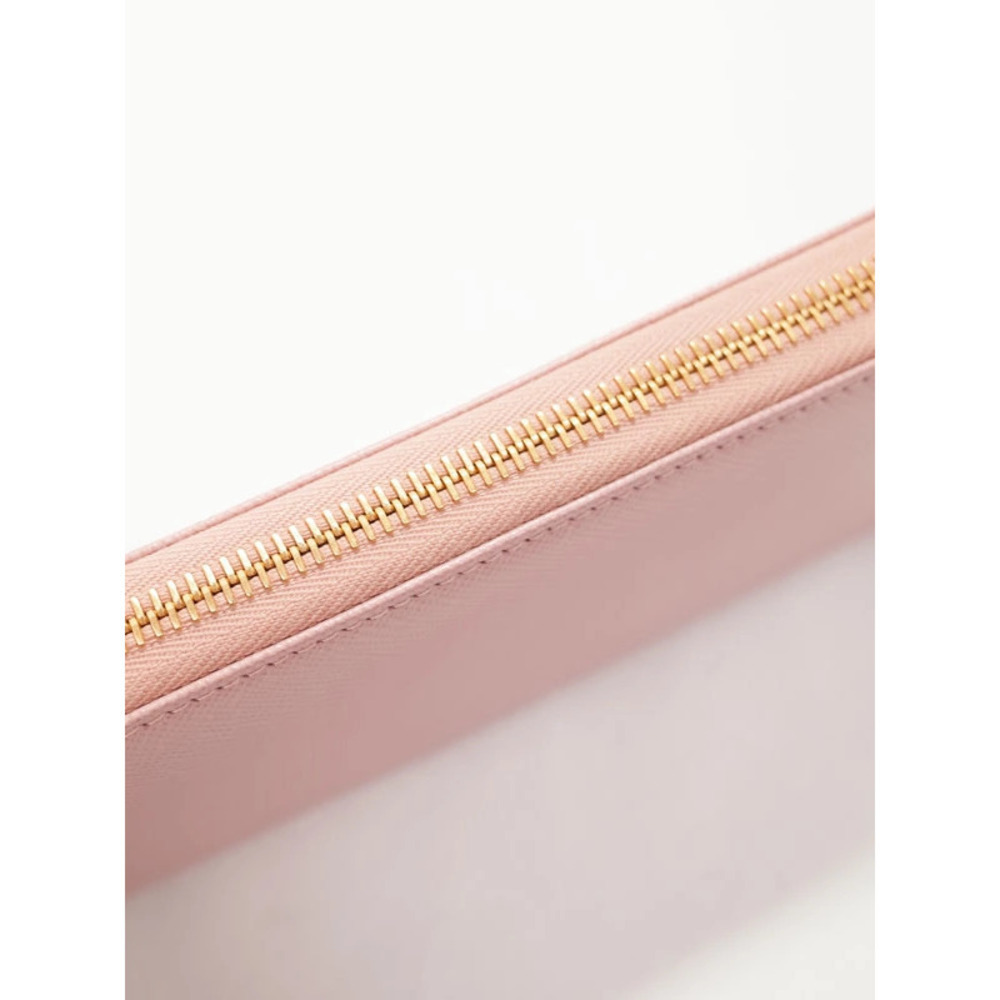 Prada Saffiano Leather Wallet Round Zipper Long - Picture 5 of 5